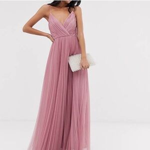ASOS | Dresses | Asos Purple Floral Maxi Dress | Poshmark